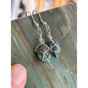 Artisan Sleeping Beauty Turquoise Earrings